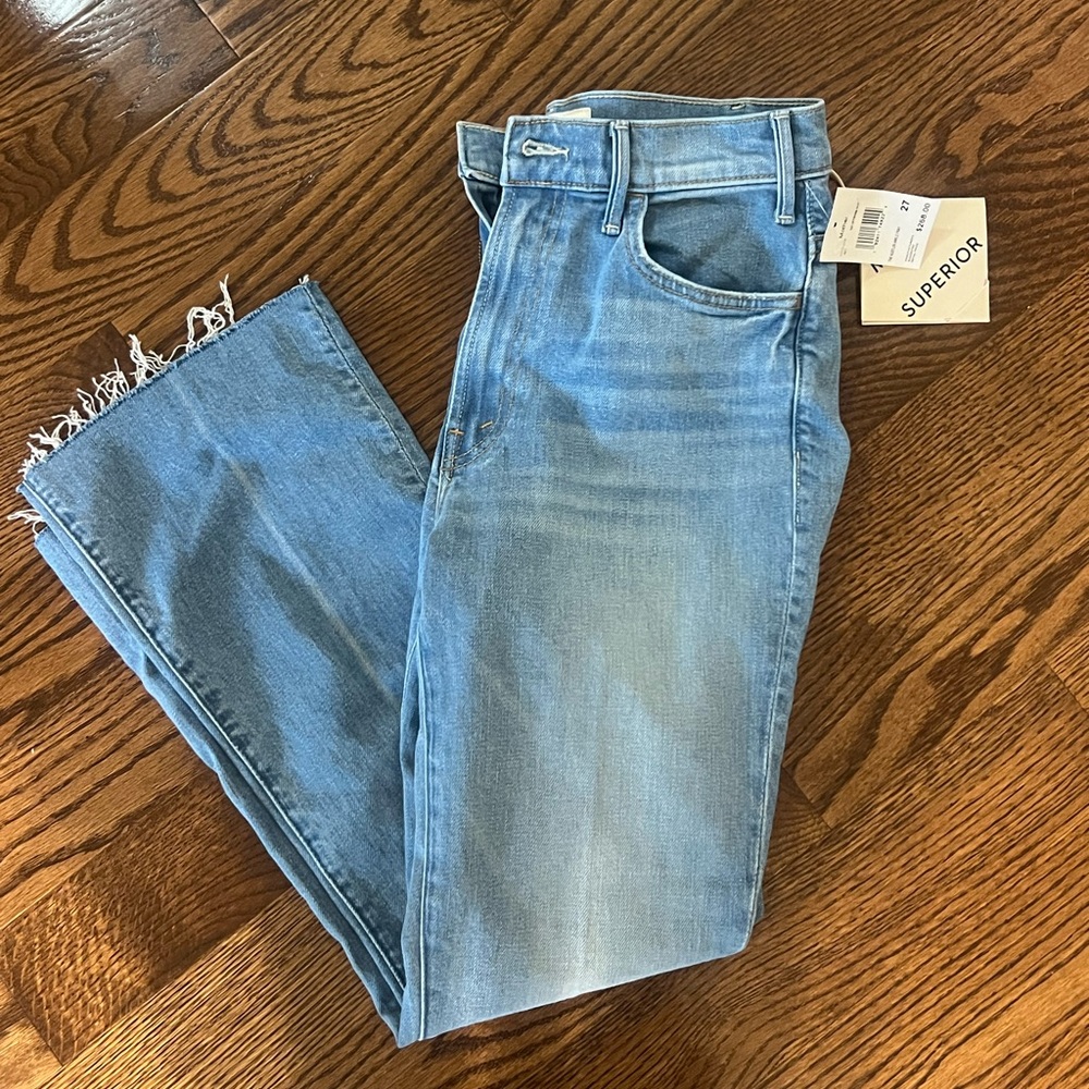 MOTHER Blue Ankle & Cropped Jeans